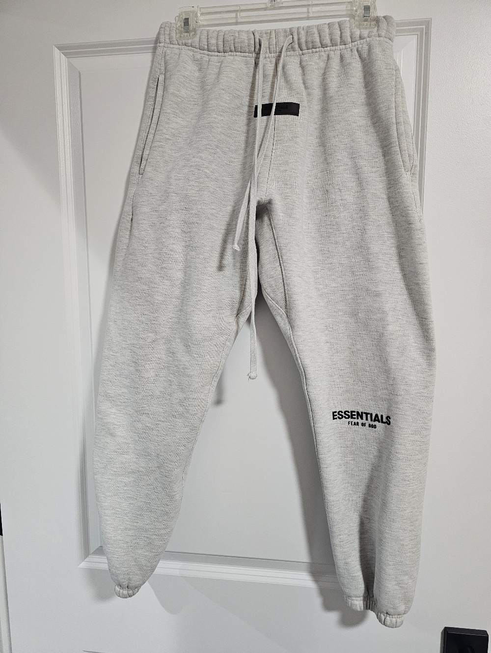 ESSENTIALS Light Heather Gray Men's Jogger Sweatpants